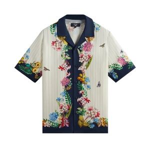 KITH X NYBG Pinstripe Floral Thompson Shirt